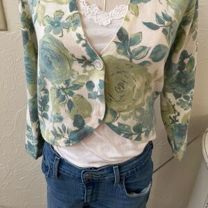 Apt 9 cropped spring/summer cardigan